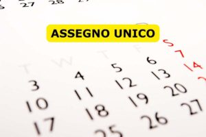 calendario scritta assegno unico