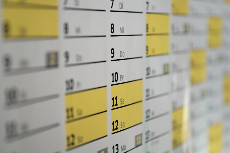 Calendario pagamenti
