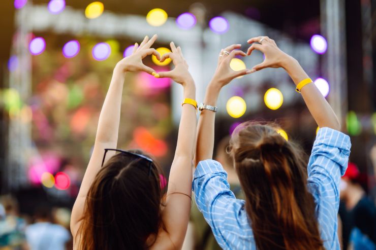 Ragazze ad un concerto