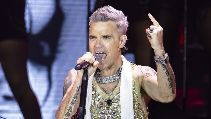 Robbie Williams in concerto