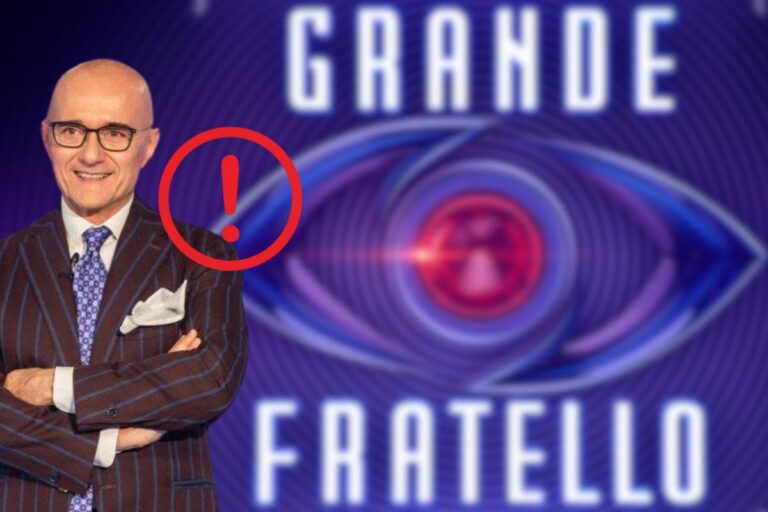 Logo Grande Fratello e Alfonso Signorini