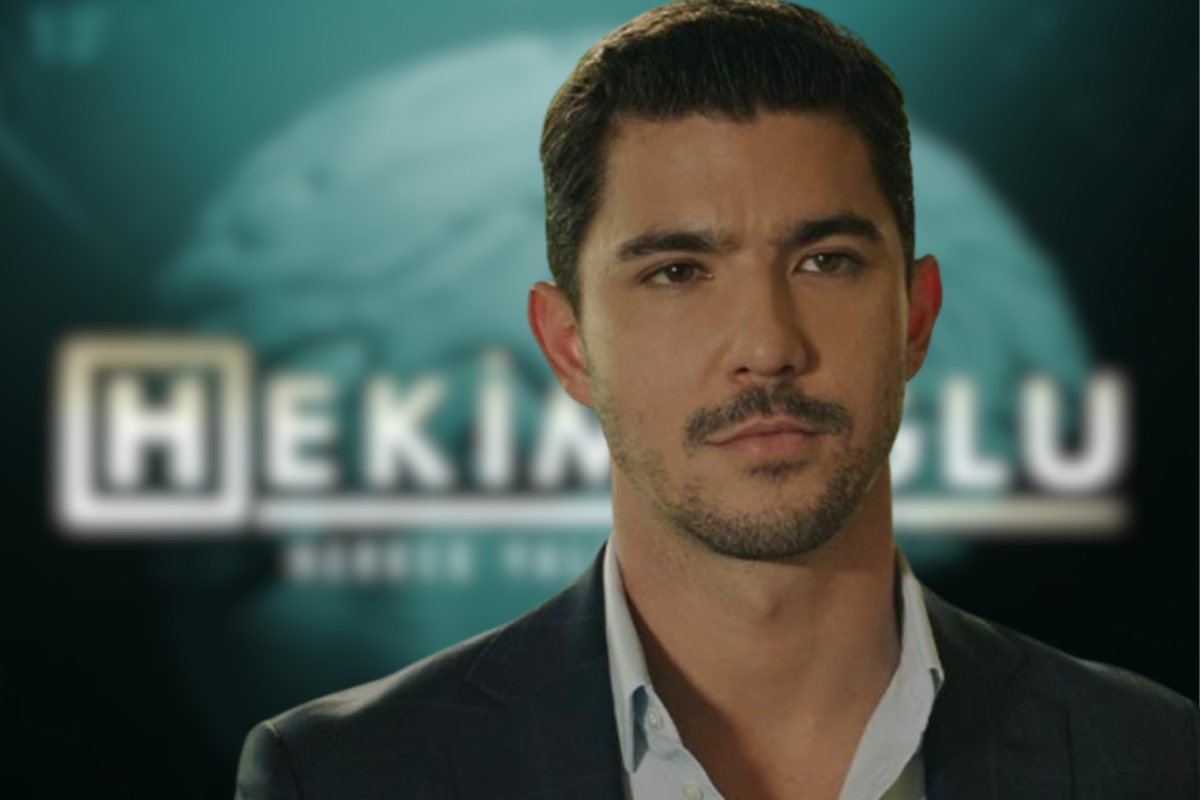 Attore e logo della soap turca Hekimoglu