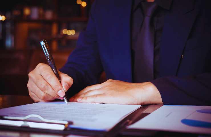 persona firma documento