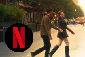 Logo Netflix e protagonisti della serie Thank You, Next