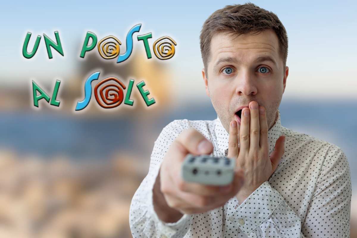uomo con telecomando in mano e logo upas