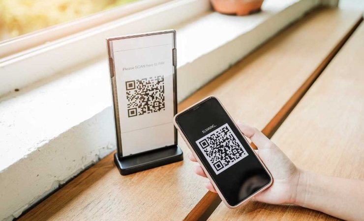 Cellulare, codice QR