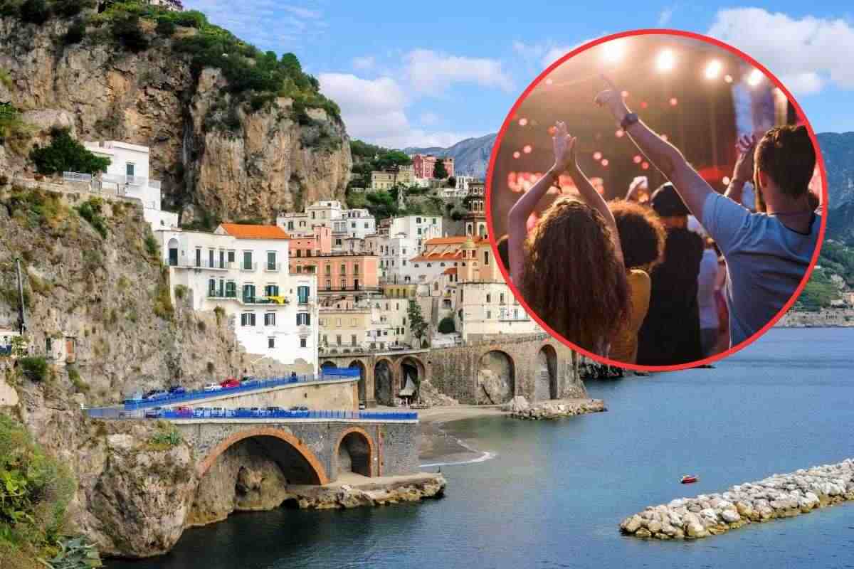 Atrani, persone a concerto