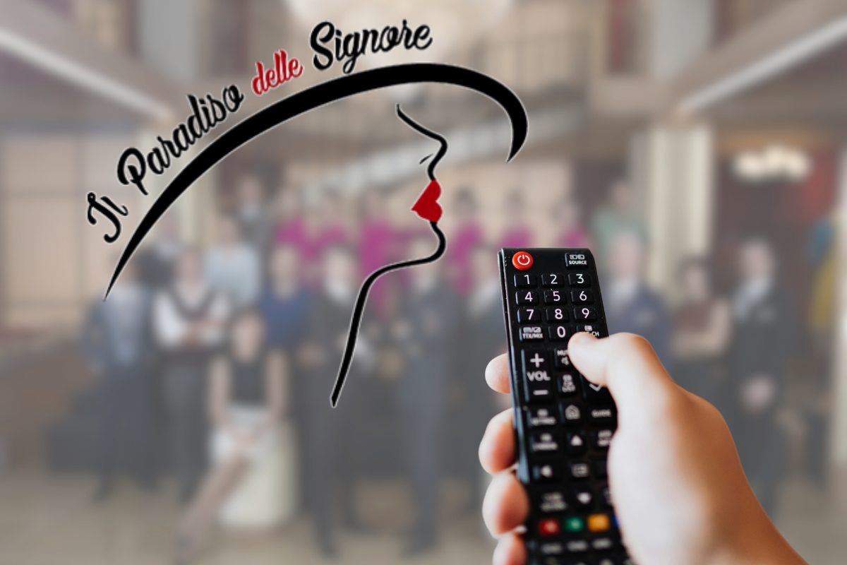 logo il paradiso e telecomando in mano