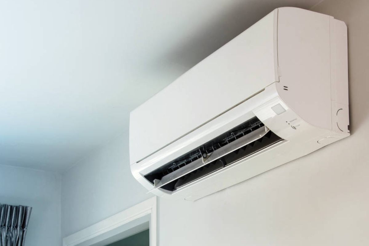 Uno split di un climatizzatore
