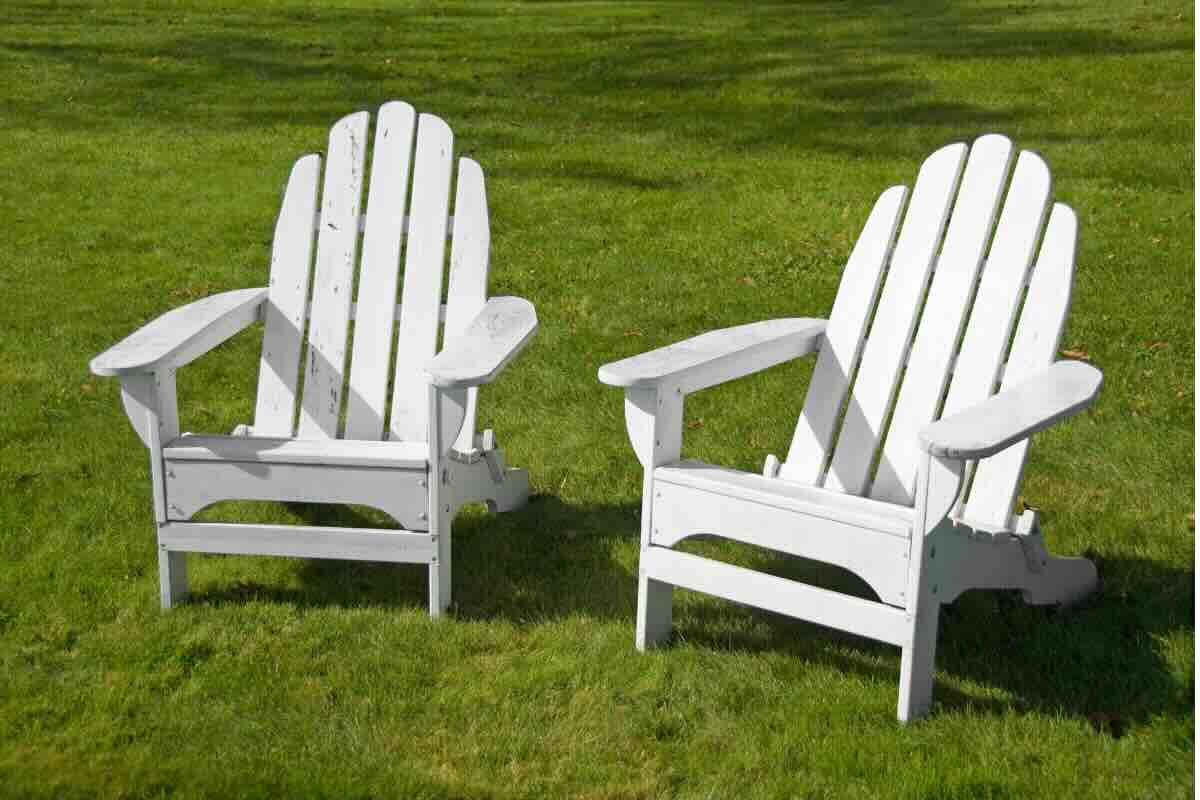 due poltroncine giardino 