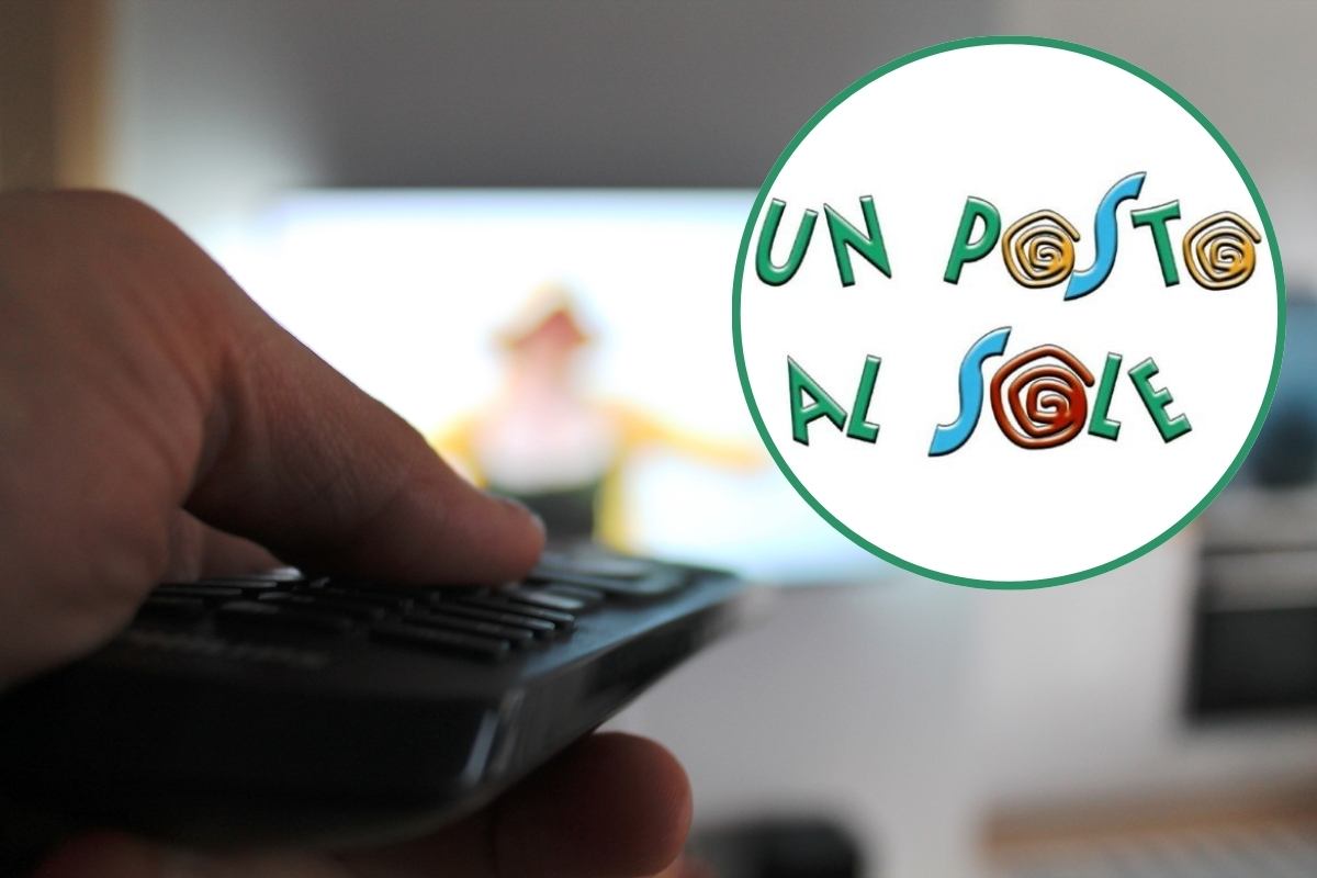 telecomando puntato alla TV e logo upas
