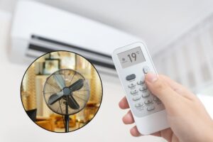 ventilatore e condizionatore